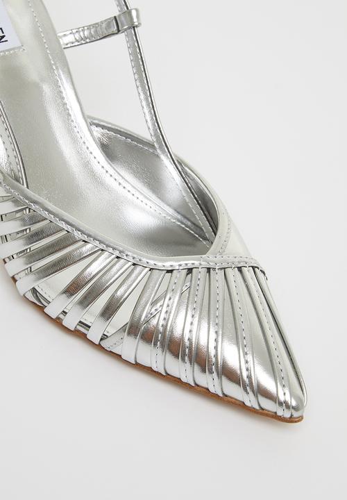 Steve Madden - Litehouese slingback block heel - silver