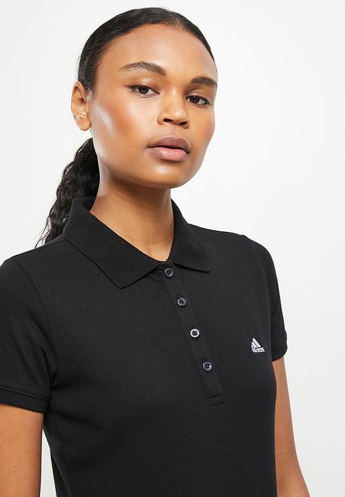 adidas Performance - Polo 2 w shirt short sleeve - black