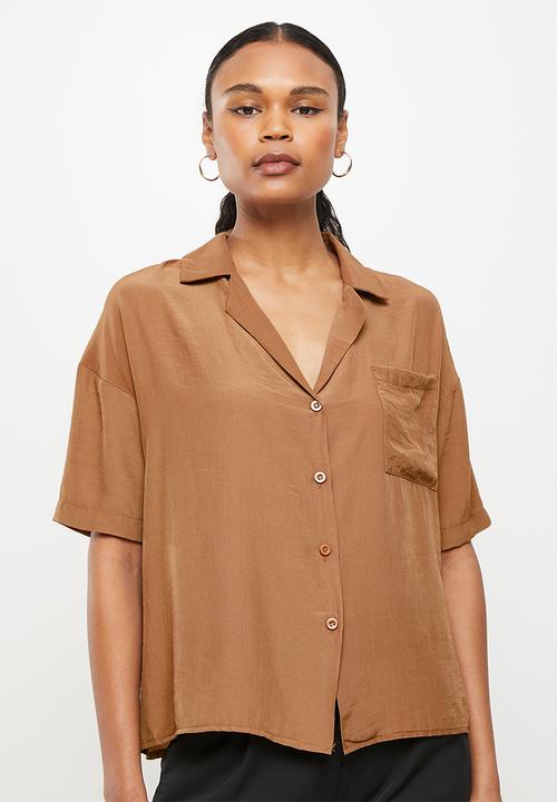 dailyfriday - Short sleeve shirt - tan