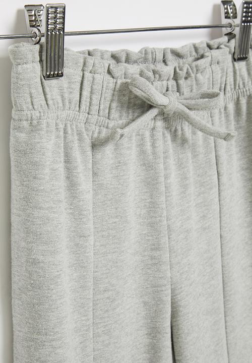 Superbalist - Paperbag fleece pant - grey
