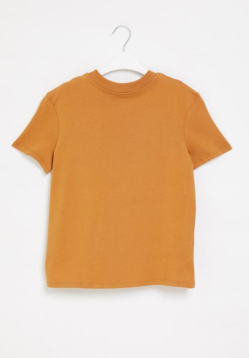 Superbalist - Printed tee - tobacco