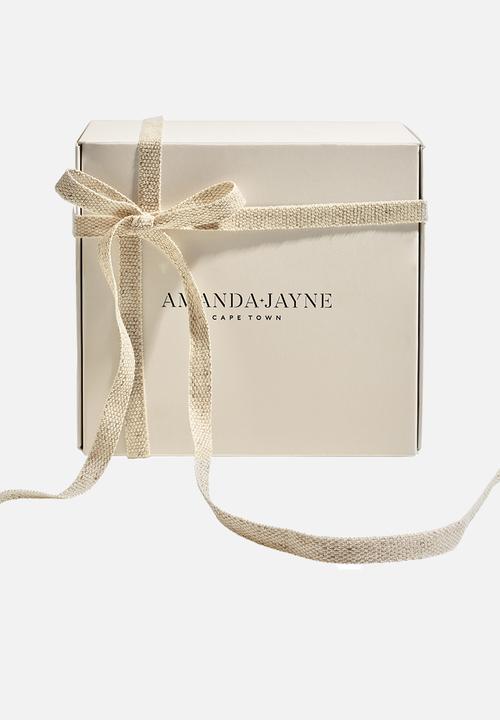 Amanda Jayne - Four gold tin candle gift set