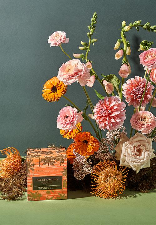 Amanda Jayne - Beach wedding glass collection candle