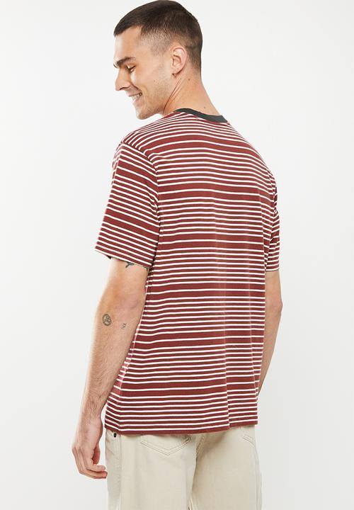 Levi’s® - Relaxed surf logo tee - burgundy