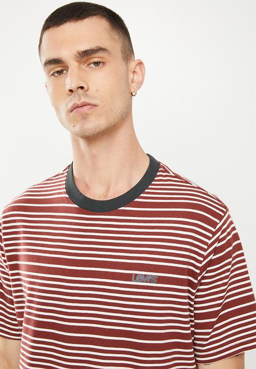 Levi’s® - Relaxed surf logo tee - burgundy