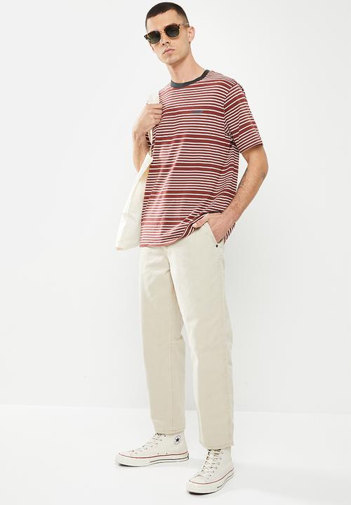 Levi’s® - Relaxed surf logo tee - burgundy