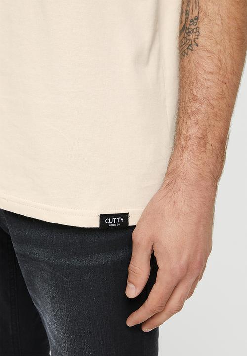 Cutty - Rich regular fit  T-shirt - stone