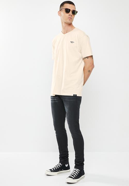 Cutty - Rich regular fit  T-shirt - stone