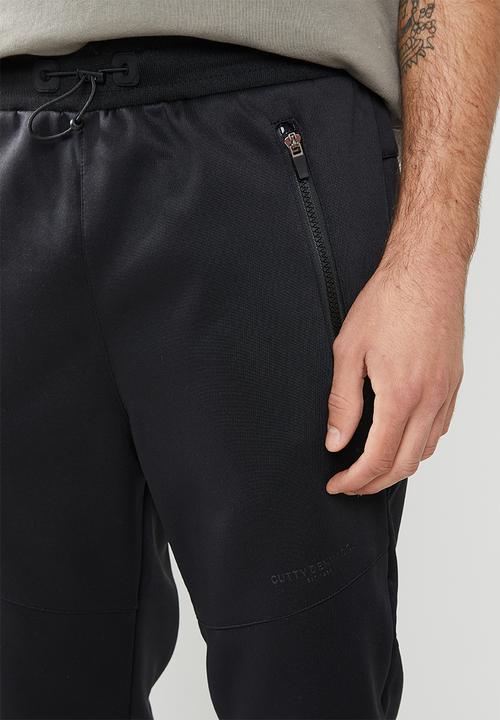 Cutty - Marvin regular fit track pants - black