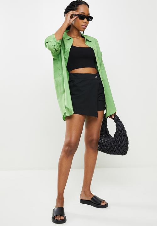 dailyfriday - Wrap skort - black