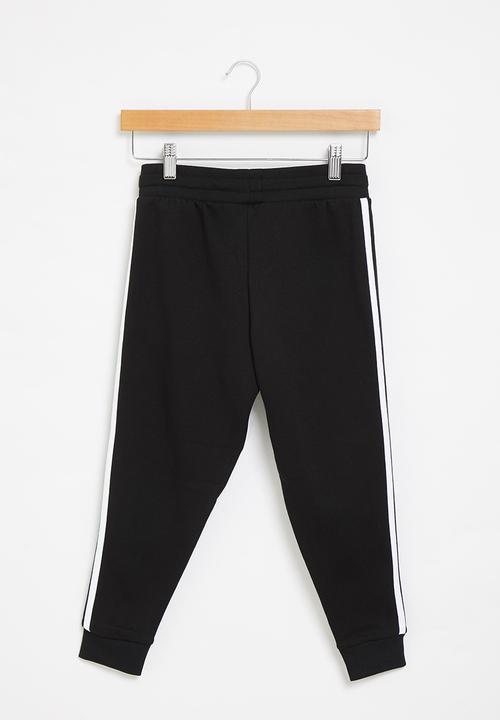 adidas Originals - 3 Stripe pant y - black & white