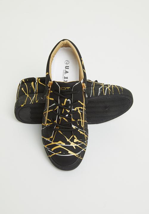UrbanArt - Hydro 2 nub sneaker - gold & black
