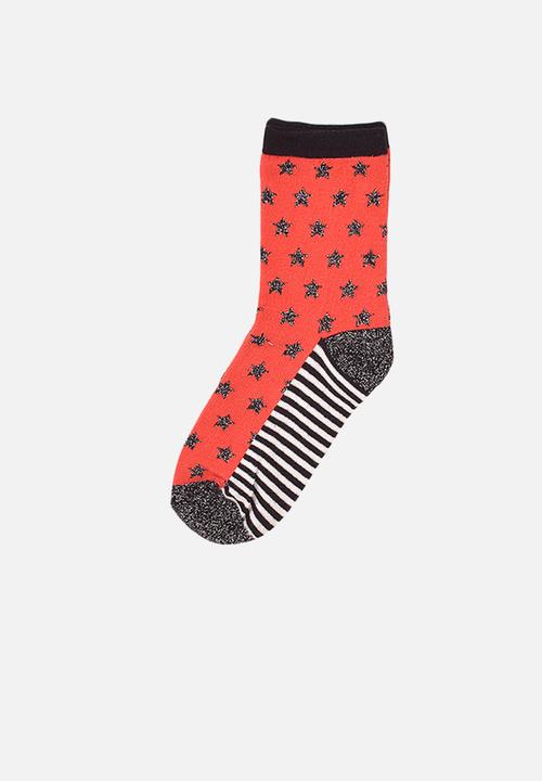 MINOTI - 3-Pack stars shine knitted socks - multi