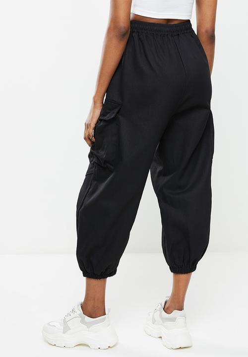 dailyfriday - Cuffed cargo pants - black