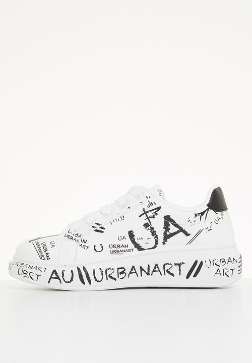 UrbanArt - Hype 5 wax sneaker - white
