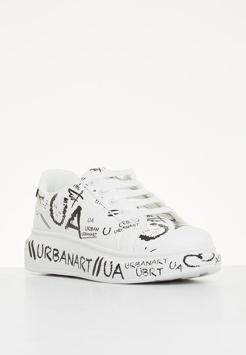 UrbanArt - Hype 5 wax sneaker - white
