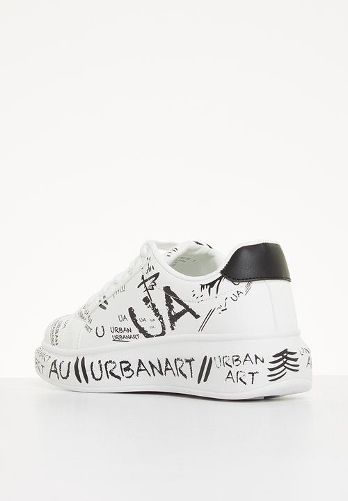 UrbanArt - Hype 5 wax sneaker - white