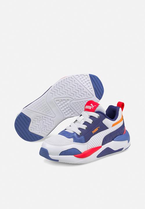 PUMA - X-ray 2 square ac ps - white/red/blue & navy