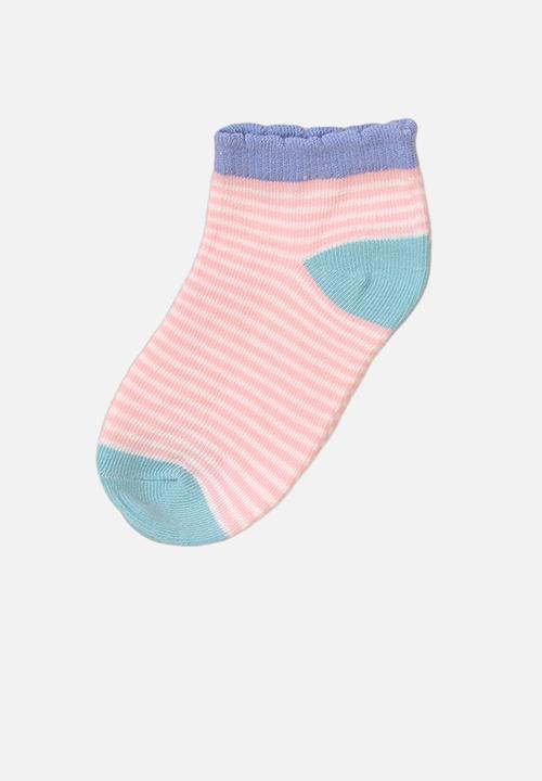 MINOTI - 5-Pack stars knitted trainer socks - multi
