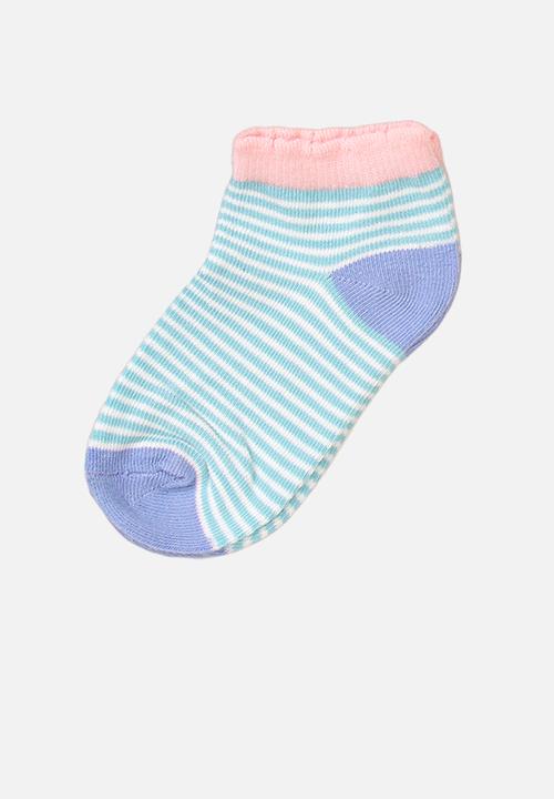 MINOTI - 5-Pack stars knitted trainer socks - multi