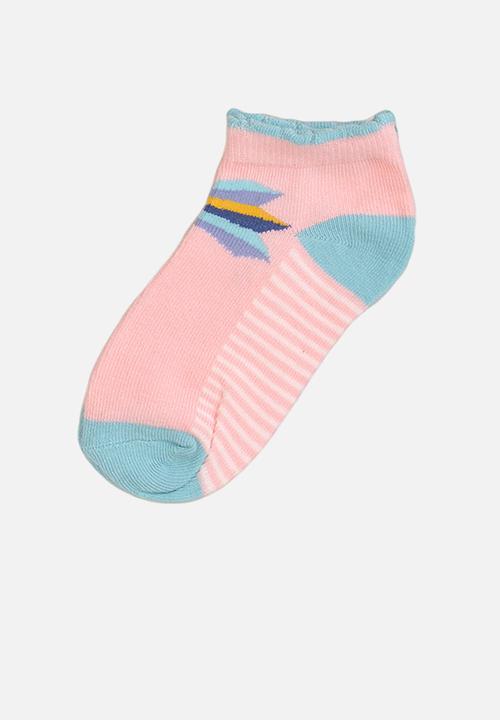 MINOTI - 5-Pack stars knitted trainer socks - multi