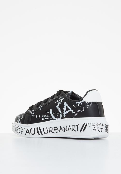 UrbanArt - Hype 5 wax sneaker - black