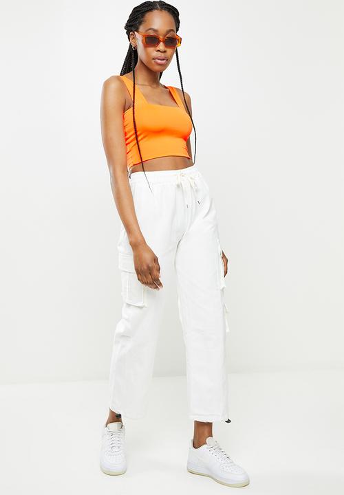 dailyfriday - Wide leg cargo - white