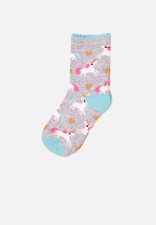 MINOTI - 5-Pack unicorn knitted socks - multi