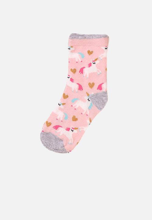MINOTI - 5-Pack unicorn knitted socks - multi