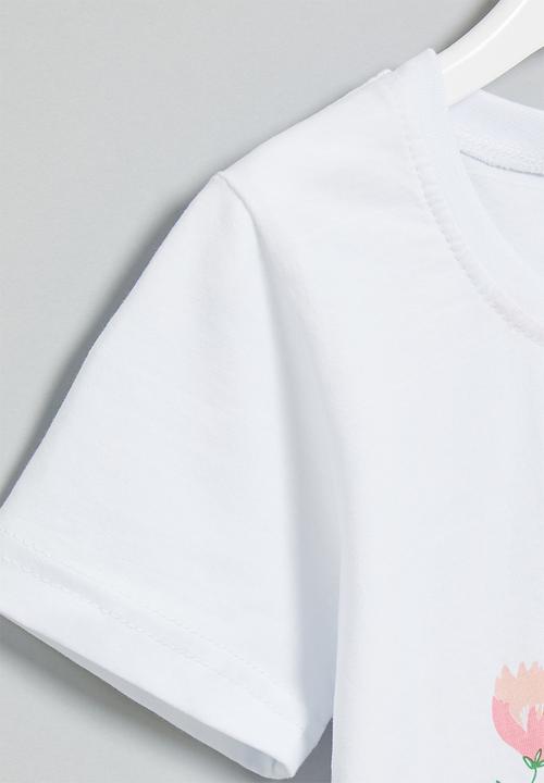 Pop Candy - Printed tee - white