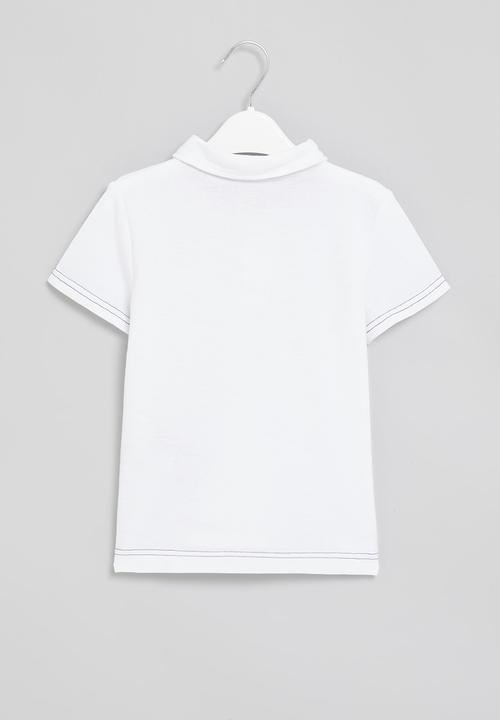 Nike - Nike boys cotton pique polo - white