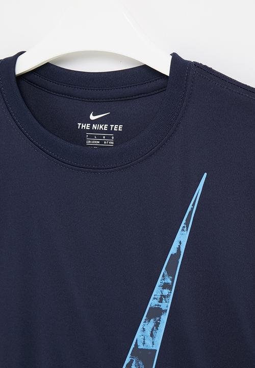 Nike - Nike boys nike texture swoosh - midnight navy