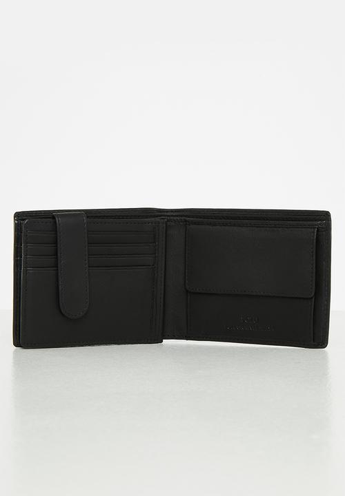 POLO - Billfold with drivers license - nappa black