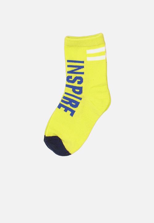 MINOTI - Teen boys 3-pack words knitted socks - multi