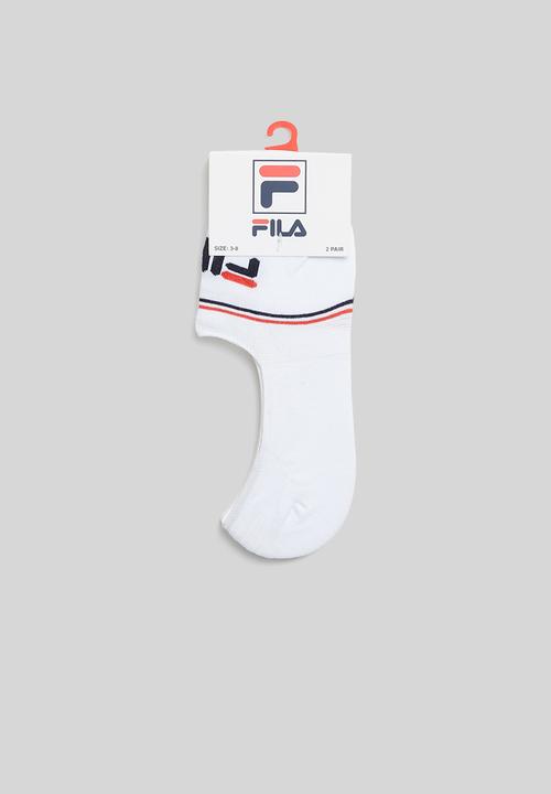 FILA - Stallone secret sock 2 pack - white