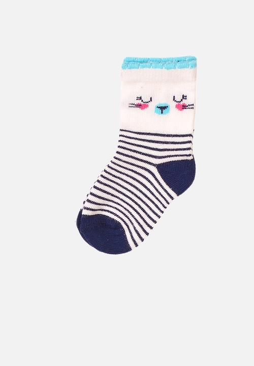 MINOTI - 3-pack rabbit knitted socks - multi