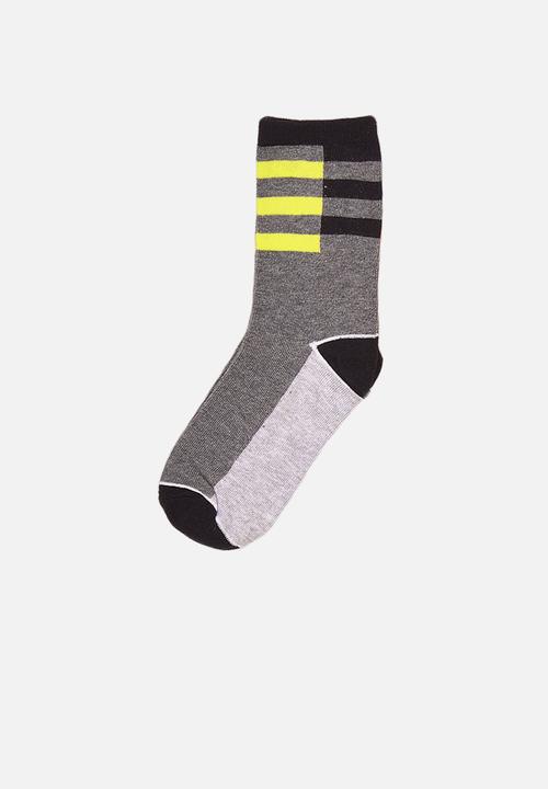 MINOTI - Teen boys 3-pack active camo knitted socks - multi