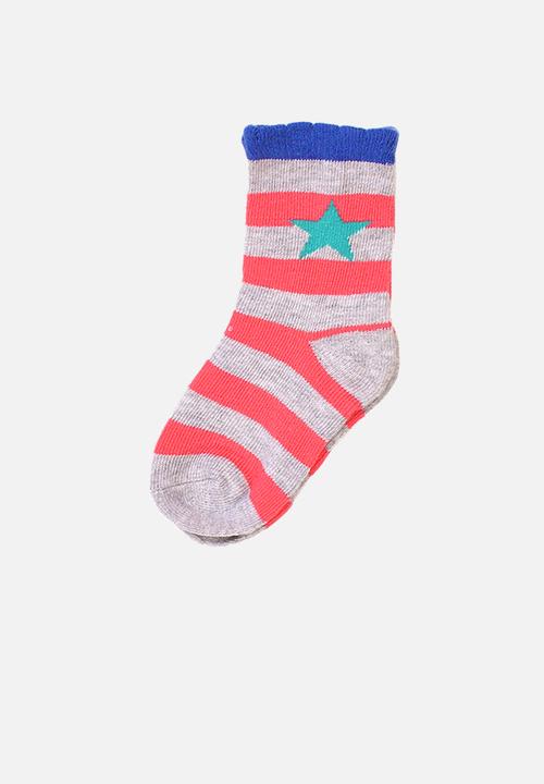 MINOTI - 3-pack rule knitted socks - multi