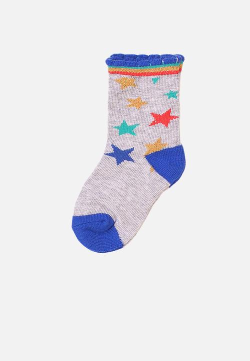 MINOTI - 3-pack rule knitted socks - multi