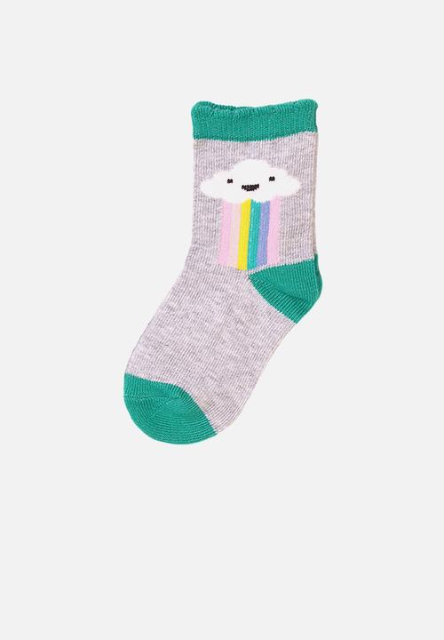 MINOTI - 5-pack rainbow knitted socks - multi