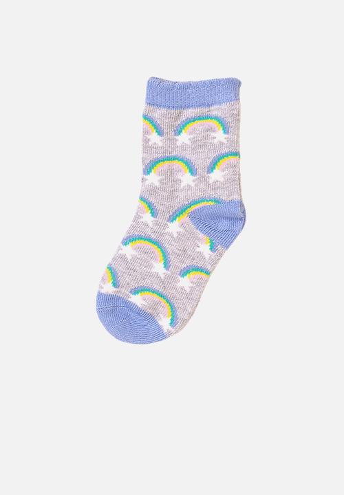 MINOTI - 5-pack rainbow knitted socks - multi