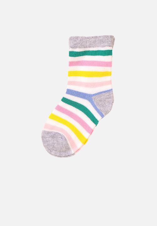 MINOTI - 5-pack rainbow knitted socks - multi