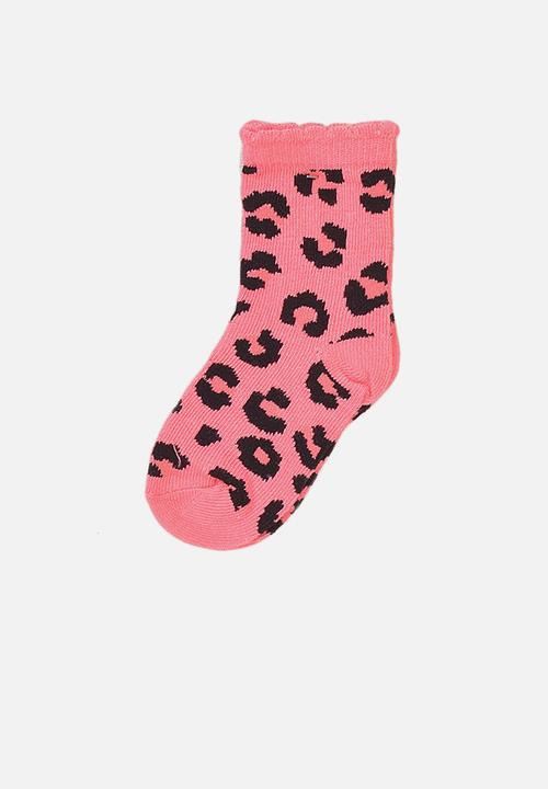 MINOTI - 5-pack leopard knitted socks - multi