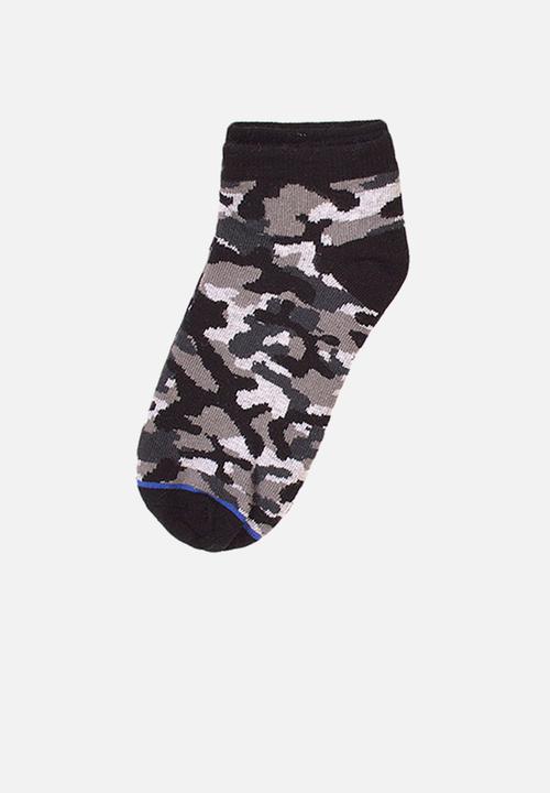 MINOTI - 5-Pack camo trainer knitted socks - multi