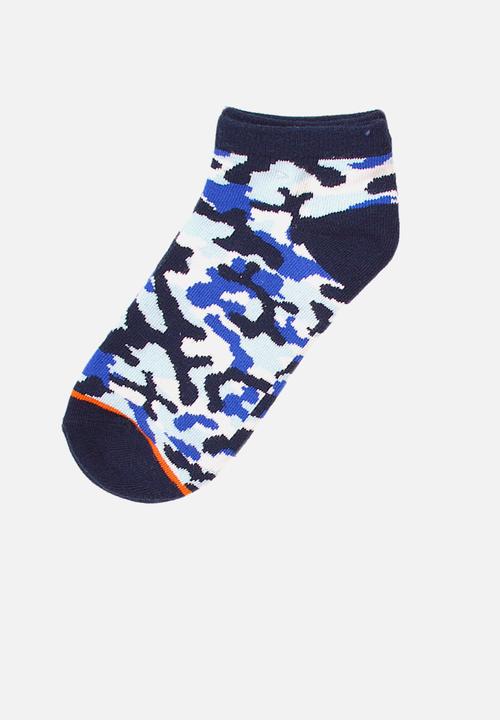 MINOTI - 5-Pack camo trainer knitted socks - multi