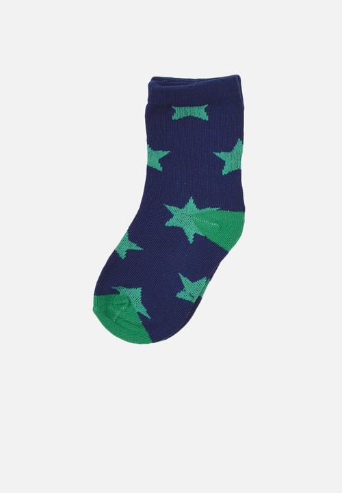 MINOTI - 5-pack stars stripes knitted socks - multi
