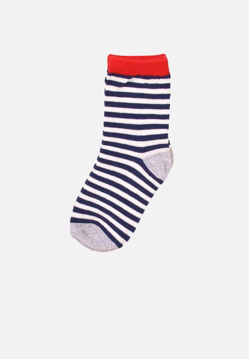 MINOTI - 5-pack stars stripes knitted socks - multi