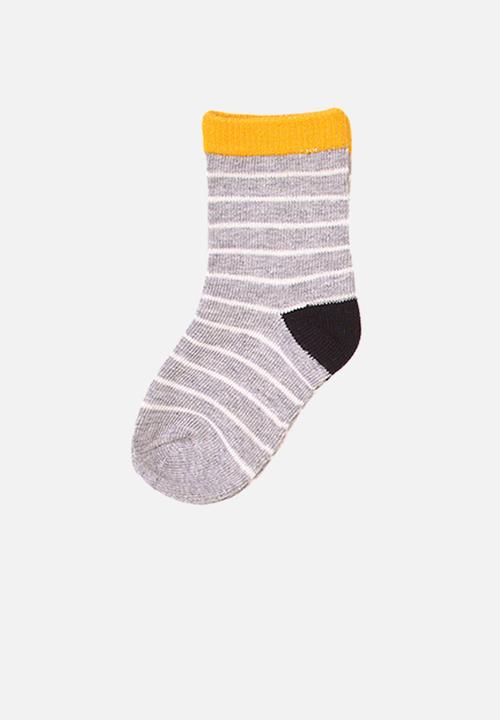 MINOTI - Baby boys 5-pack wow yay knitted socks - multi