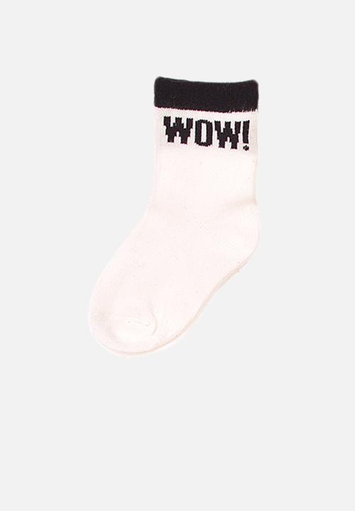 MINOTI - Baby boys 5-pack wow yay knitted socks - multi