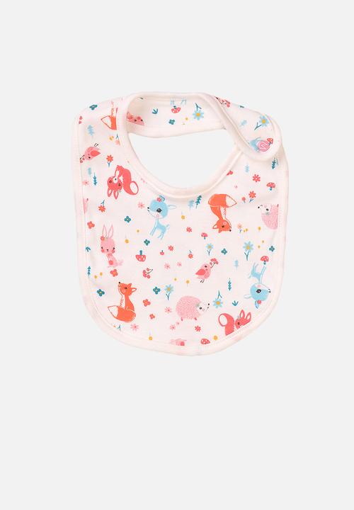 MINOTI - Basic 3-pack bibs - pink/multi
